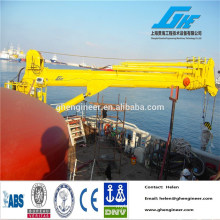 Factory Made Hydraulic Telescopic JIB Crane for marine and deck application